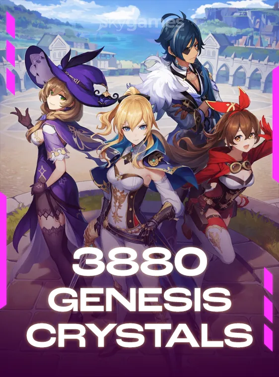 Genshin Impact 3880 Genesis Crystals