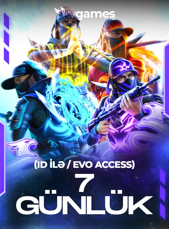 Free Fire EU&TR Evo Access 7 Günlük 7/24