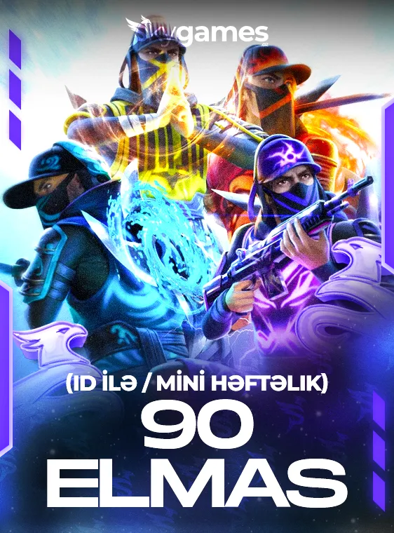 Free Fire Mini Weekly Membership 90 Elmas 7/24