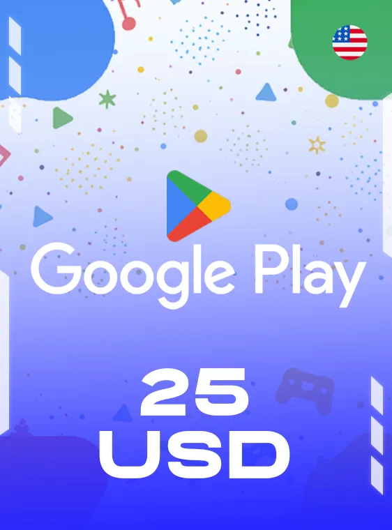 Google Play 25 USD Gift Card