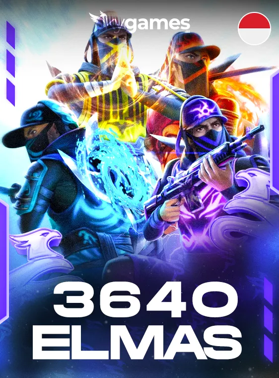 Free Fire 3640 Elmas Indoneziya