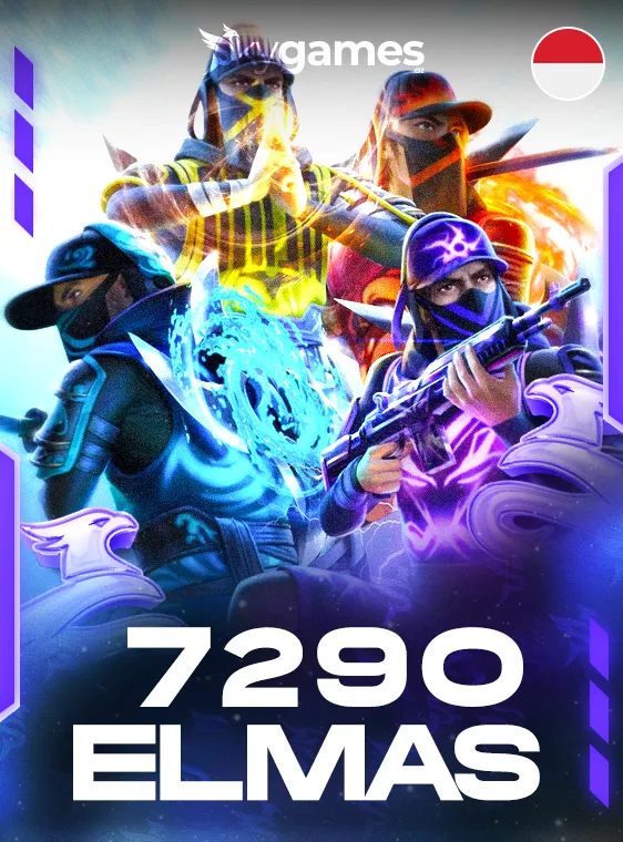 Free Fire 7290 Elmas Indoneziya