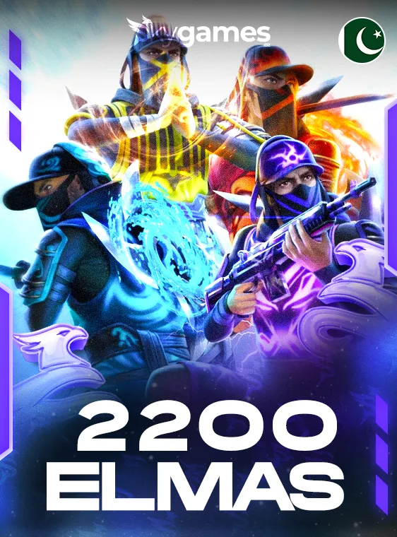 Free Fire 2200 Elmas Pakistan