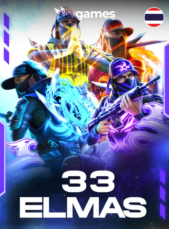 Free Fire 33 Elmas Tailand