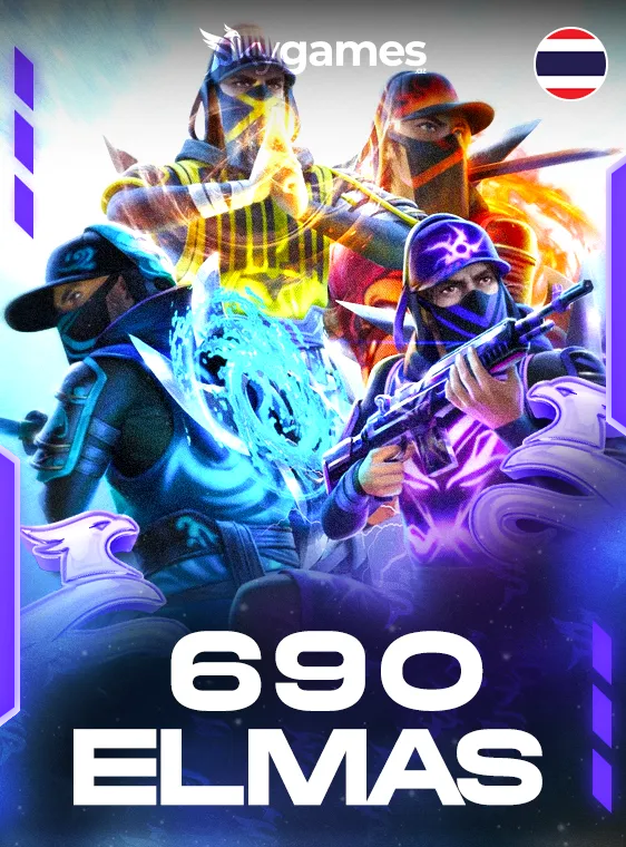 Free Fire 690 Elmas Tailand